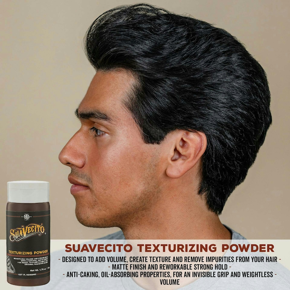 image 1 of Suavecito Texturising Powder: Volume with Matte Finish, 1.75oz