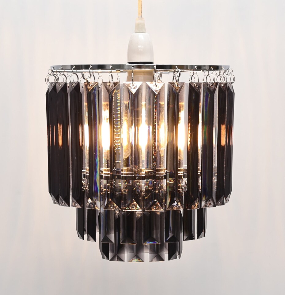 image 1 of Pagazzi Bria Smoke Easy-Fit Pendant