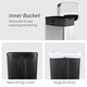 image 5 of CozyLiving 5L Kitchen Pedal Bin Bathroom & Office Compact Rubbish/Waste Bin