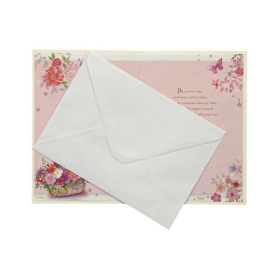 image 1 of To A Dear Mum Pastel Floral Wallet Design Mother's Day Card