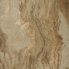 Sample of Etna Metallic Wallpaper in Greige and Gold Multi