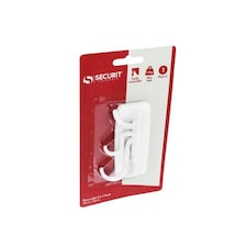 Securit 3 in 1 Stick On Hook - White - One Size