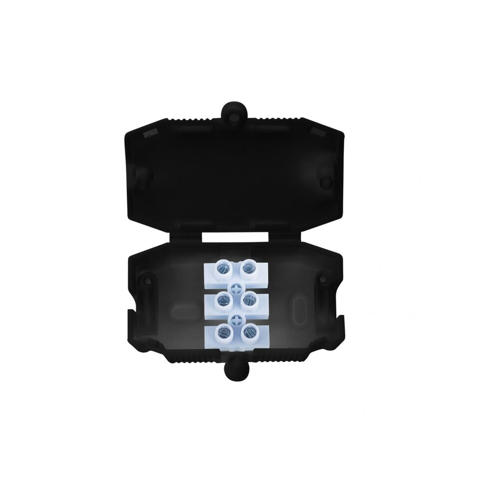 Dencon 3 Pole Connector Box - Multi Colour - Black