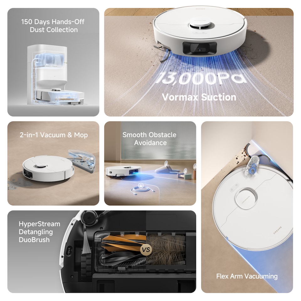 image 1 of Dreame D20 Pro Plus Robot Vacuum