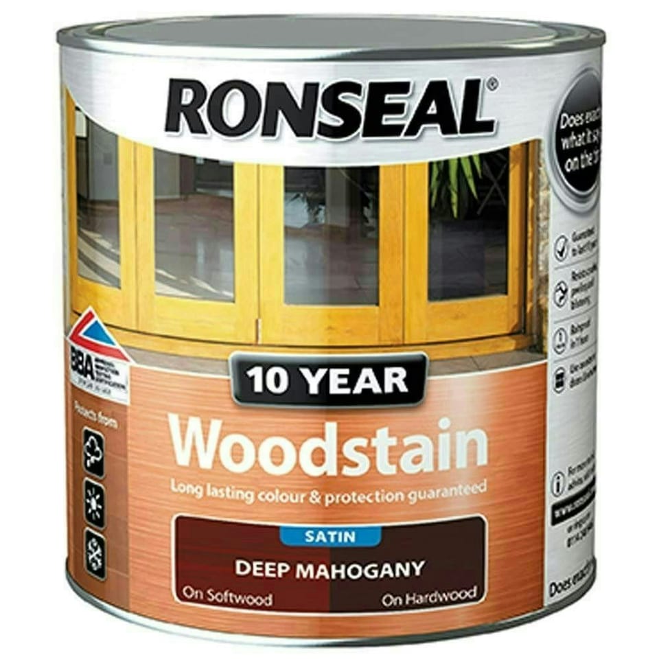10 Year Woodstain Deep Mahogany 750ml - RSL10WSDM750