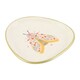 image 3 of Ceramic Floral Moth Jewellery Trinket Dish