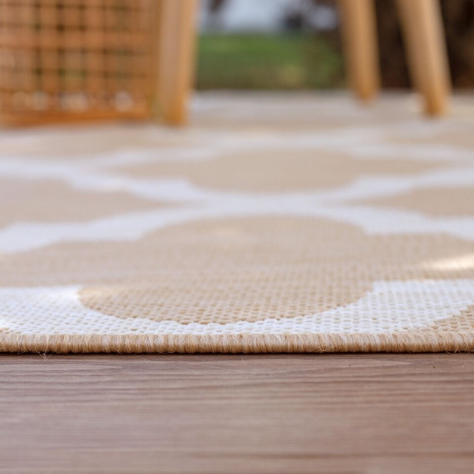 image 1 of The Rugs Outdoor Indoor Moroccan Garden Patio Rug Weatherproof Jet Washable | 400