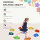 image 3 of AIYAPLAY Stepping Stones Kids, 9 Pcs Balance Stepping Stones for Sensory 