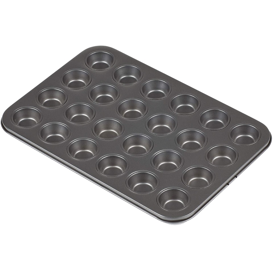 image 1 of Mini Muffin Tin: 24 Hole Luxe Mini Muffin Pan, Non Stick