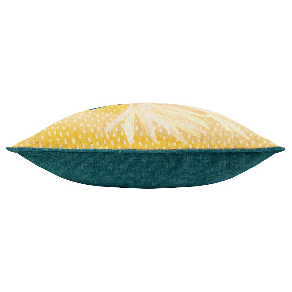 image 1 of Wylder Nature Country Wilds Pheasant Bloom Printed Gold Filled Cushion 45 x 45 cm Multi