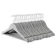 image 1 of Harbour Housewares Wooden Children's Coat Hangers - Grey - Pack of 30
