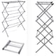 image 6 of 3 Tier Extendable Winged Clothes Airer Folding Laundry Drying Rack for Indoor/Outdoor Use