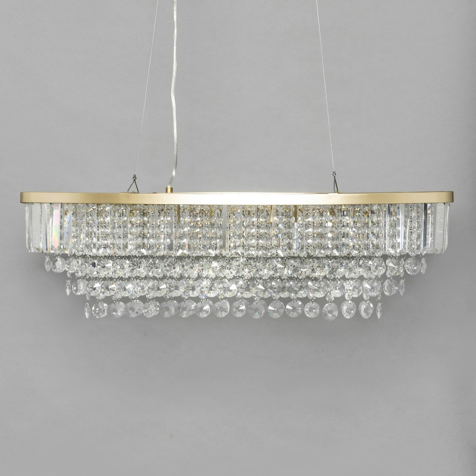 image 1 of BHS Paladina Diner Ceiling Pendant, Satin Brass