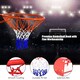 image 4 of COSTWAY 46 cm Basketball Replacement Net Goal Hoop Red Red | Standard