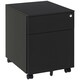 image 1 of Vinsetto Mobile File Cabinet Steel Lockable w/ Pencil Tray for A4, Letters Black