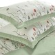 image 7 of Kampala Hill Arabella Duvet Cover Set Green Green | Super King