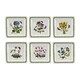 image 1 of Portmeirion Botanic Garden Square Plate Set of 6
