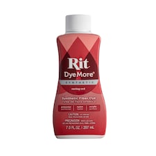 Rit DyeMore Liquid Colour Dye for Synthetic, Polyester, Nylon and Acrylic 7oz | Red | Racing Red