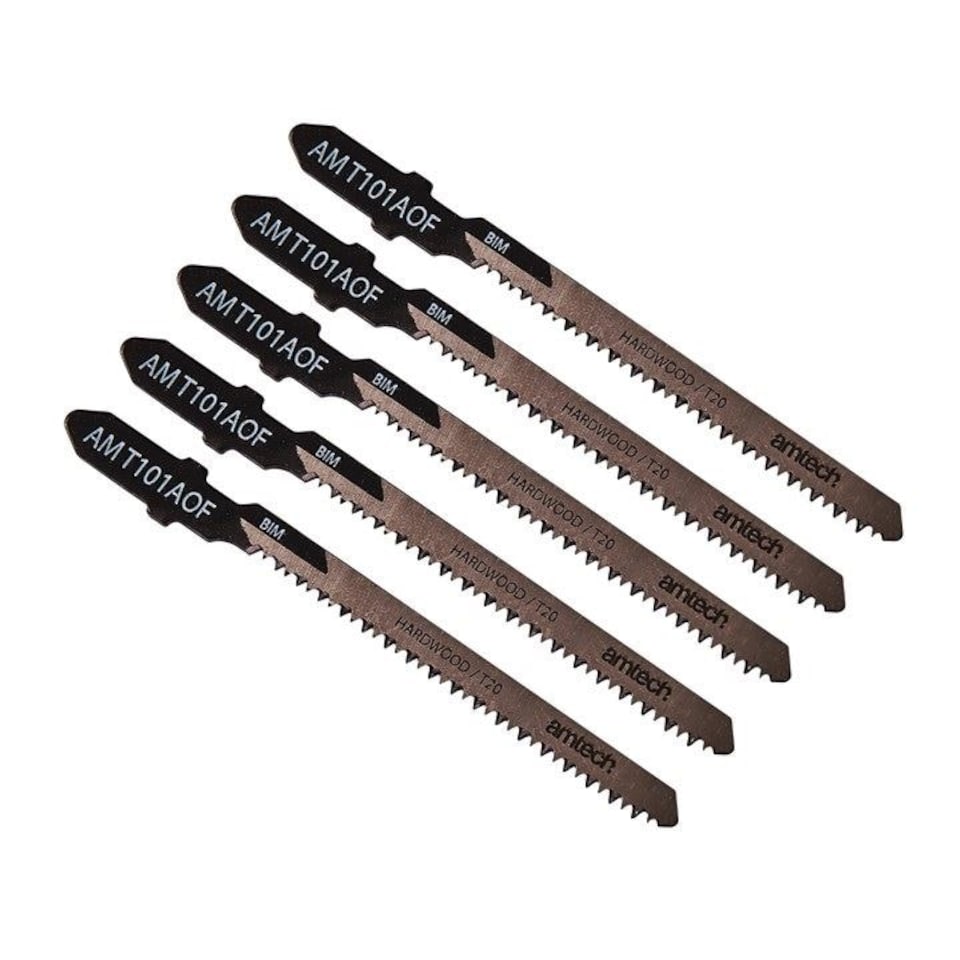 5pc Wood Jigsaw Blade Set (AMT101AOF) - M1609