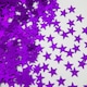 image 2 of 8 Packs of Star Purple Glitz Confetti 14g Each