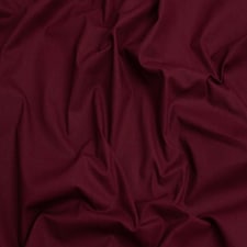 Red Klona 100% Cotton Fabric for Bag Making, Dressmaking, Quilting, 135cm / 53" Wide - per metre