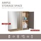 image 4 of HOMCOM 49x57cm Wall Mounting Bathroom Cabinet & Mirror Shelf Door Home Storage