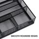 image 5 of 5 Sorter Drawer Mesh Desk File Black Organizer 30 x 21.5 x 6cm