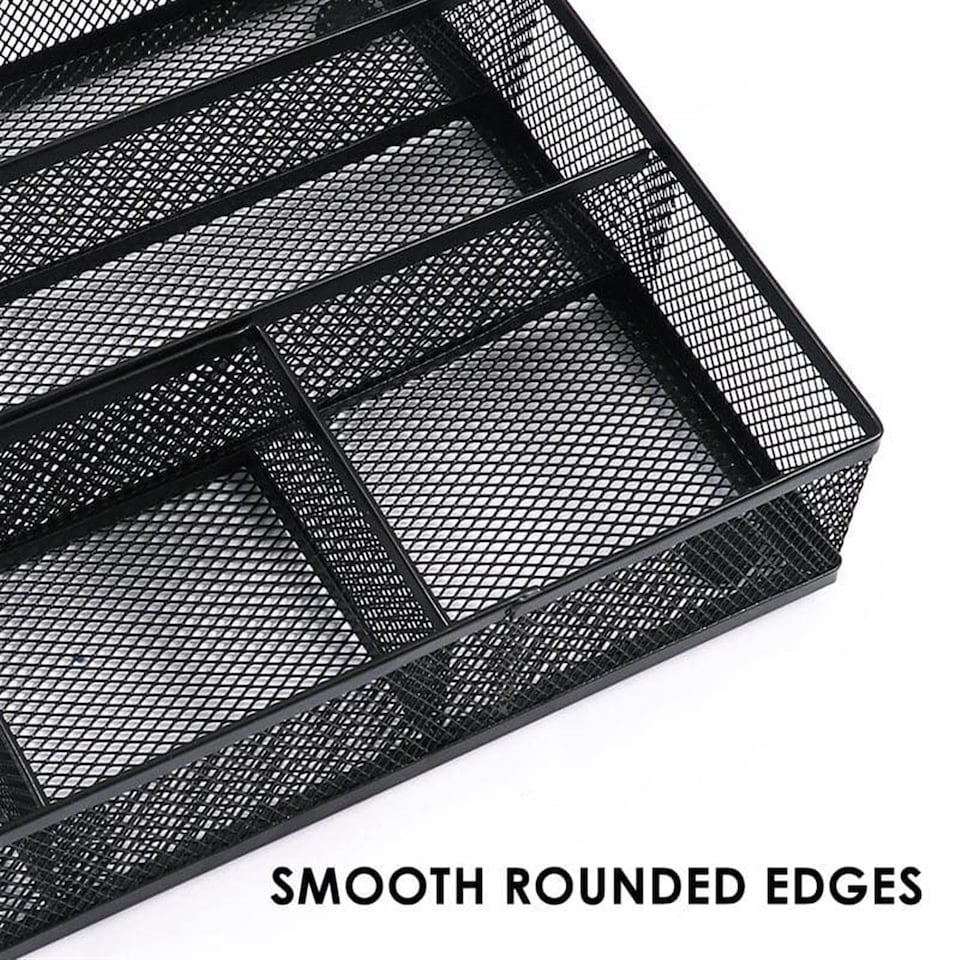 image 1 of 5 Sorter Drawer Mesh Desk File Black Organizer 30 x 21.5 x 6cm