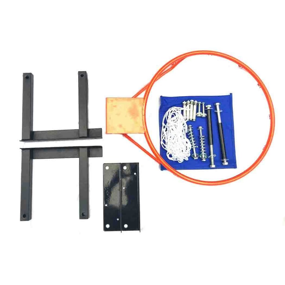 image 1 of Bee-Ball ZY-022 - Wall Mounted Basketball Backboard & Ring