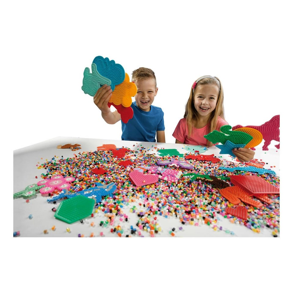 image 1 of SES CREATIVE Children's Beedz Iron-on Beads Pegboards Mosaic Set