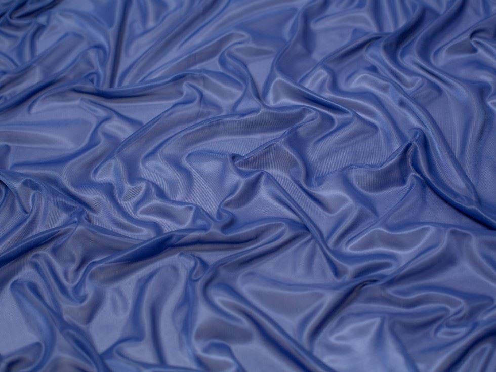 Minerva Core Range Mid Blue Light Stretch Knit Lining Dressmaking Fabric, 150cm / 59" Wide - per metre
