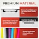 image 3 of Pack of 10 Assorted Colour A4 Clipboard Document Clamp File Folders