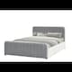image 1 of 4ft6 Light Grey Brushed Velvet Gas Lift Ottoman Bedframe