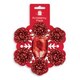 image 2 of Pack of 7 Pieces Christmas Red Bows and Cop Set