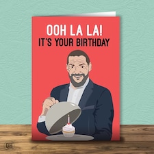 Ooh La La! It's Your Birthday Fred Siriex Birthday Card