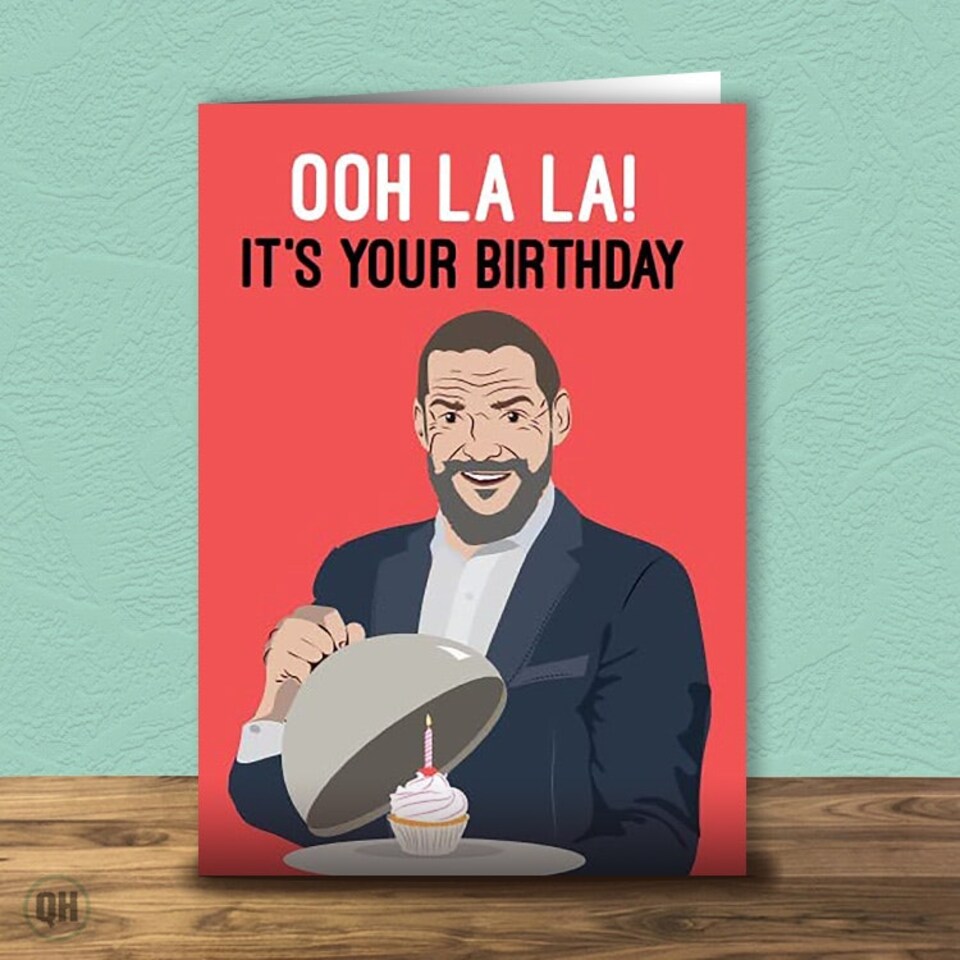 Ooh La La! It's Your Birthday Fred Siriex Birthday Card