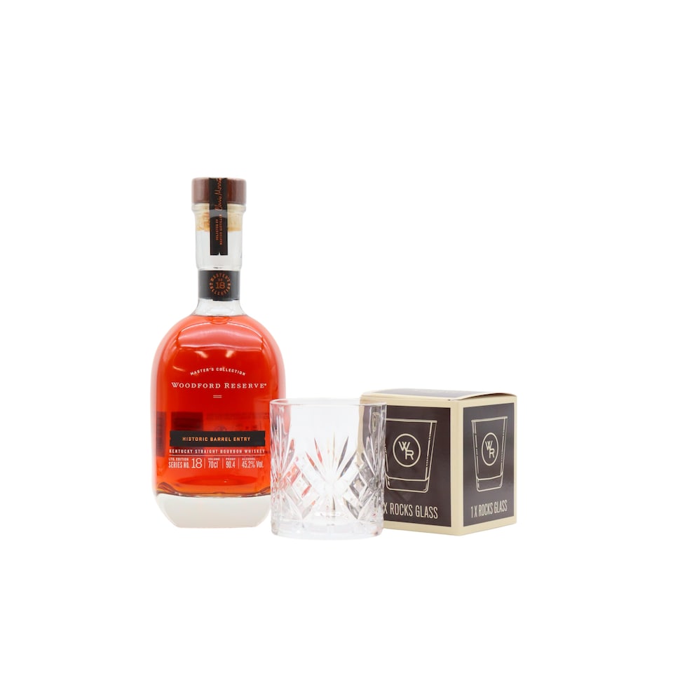 Woodford Reserve - Master's Collection - Historic Barrel Entry Bourbon Whiskey (Includes Branded Glass)