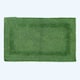 image 1 of Homescapes Luxury Reversible Cotton Bath Mat - Bottle Green Green