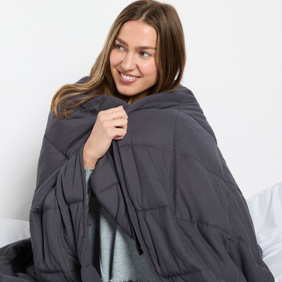 image 1 of OHS Sensory Sleep Therapy 10kg Weighted Blanket 150 x 200cm