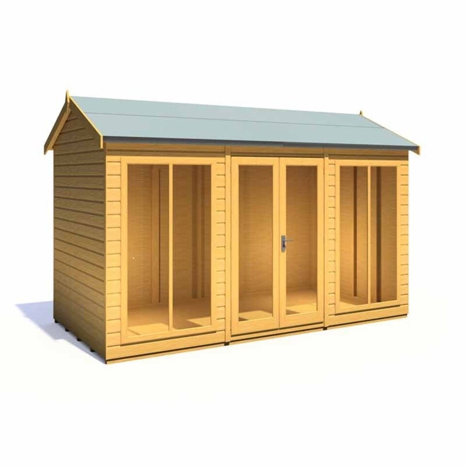 image 1 of Mayfield 12 x 6 Summerhouse - Wood - L199 x W371.4 x H241.5 cm Brown