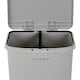 image 4 of Living and Home 21L 2-Tier Dry Wet Separation Trash Bin | Grey