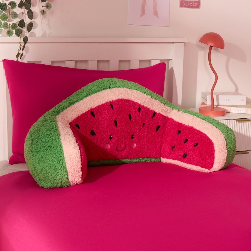 image 1 of OHS Watermelon Cuddle Cushion Novelty Reading Pillow