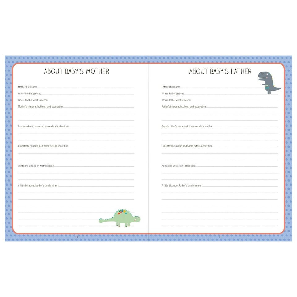 image 1 of Peter Pauper Press Baby's Book: The First Five Years Dinosaurs