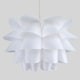 image 2 of ValueLights Modern Intricate Design White Ceiling Pendant Light Shade