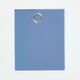image 2 of Homescapes Cotton Plain Airforce Blue Ready Made Eyelet Curtain Pair - 117 x 137 cm Blue
