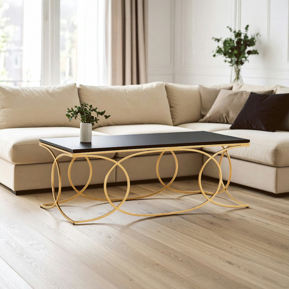 image 1 of Kia Black Coffee Table | Black
