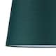 image 3 of Dark Green Cotton 28cm Tapered Cylinder Pendant or Lamp Shade | Green | Medium | 1