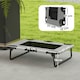 image 3 of PawHut Raised Dog Bed with Breathable Mesh for Large Dogs Grey | M