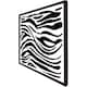 image 3 of Zebra stripes print (Picture Frame) White | L