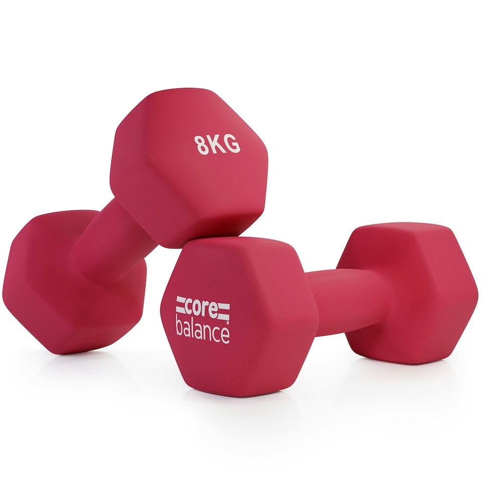 image 1 of Neoprene Hex Dumbbells (8kg)
